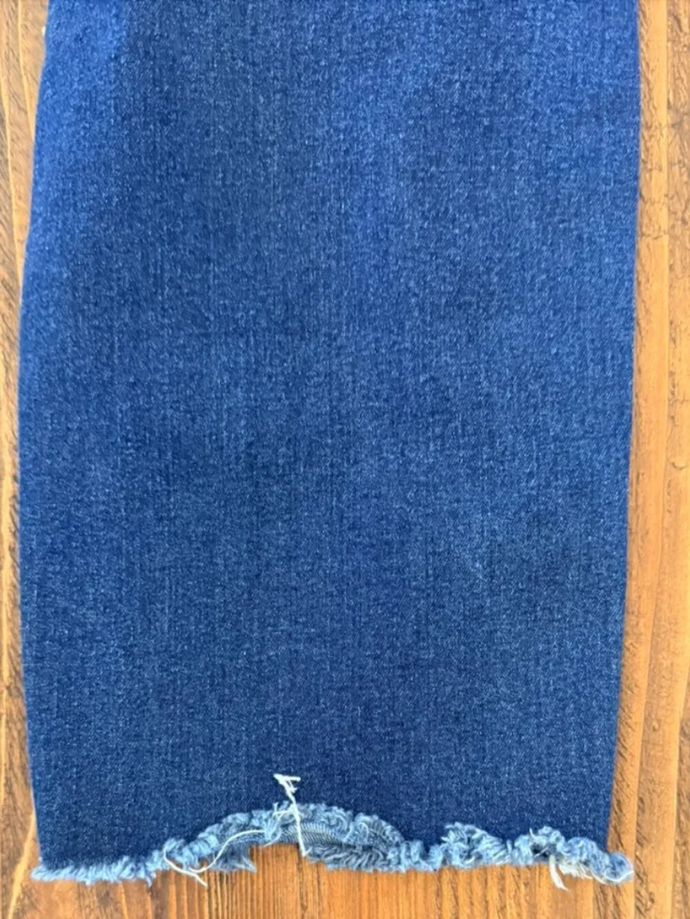 Sidefeel High Waist Straight Leg Ankle Jeans | Raw Hem | Size 14